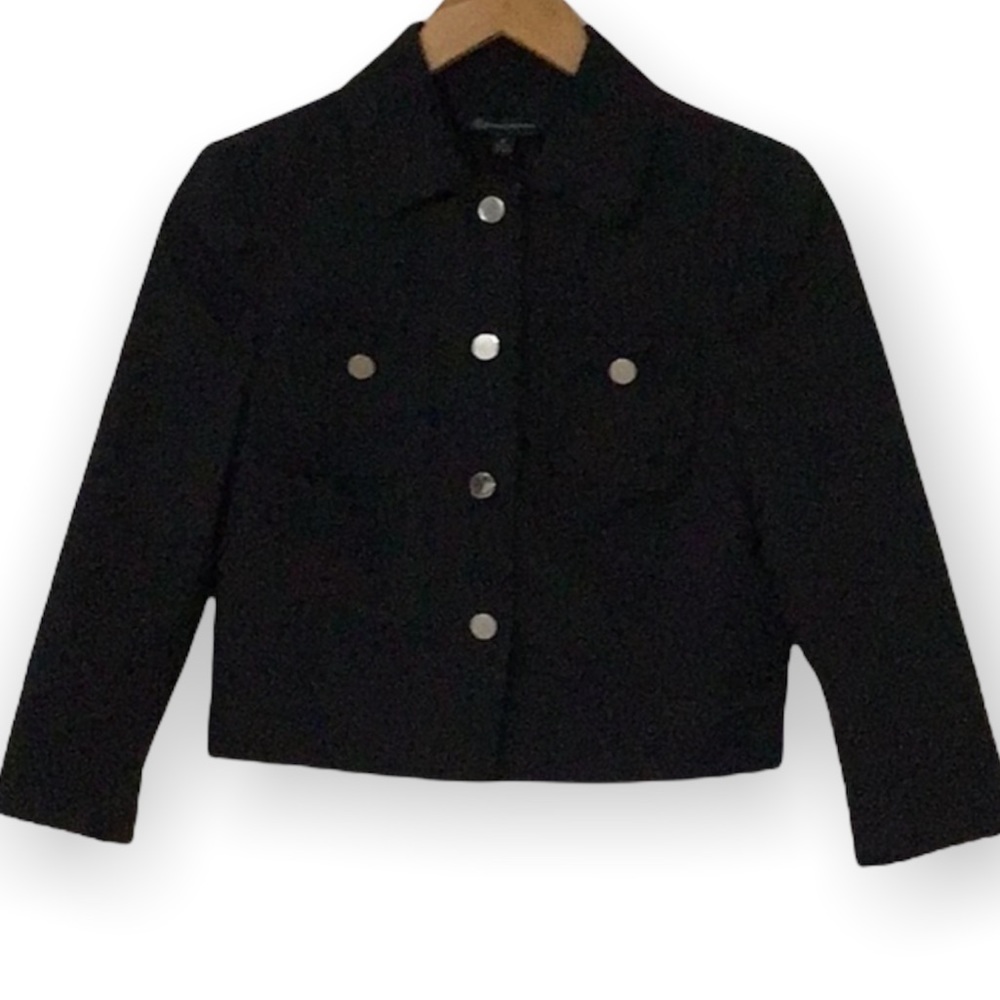 Brooks Brothers Black Short Blazer Size 6